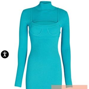 🔵 MONSE  Cut-Out Knit Dress 🔵